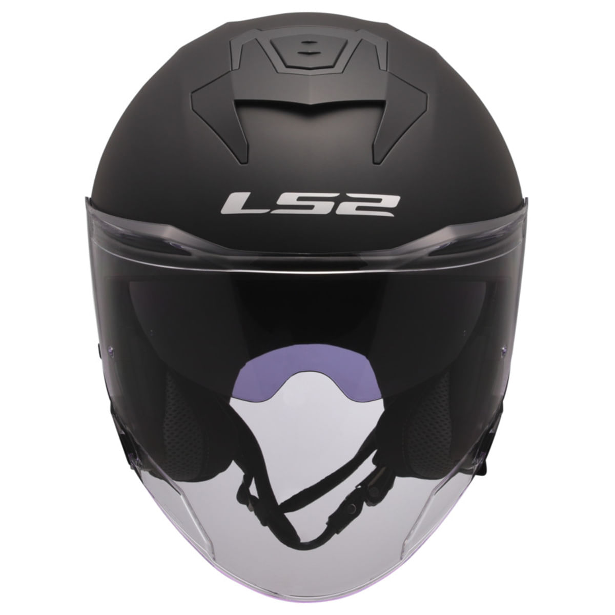 Casco LS2 618 Verso II Solid Negro Mate